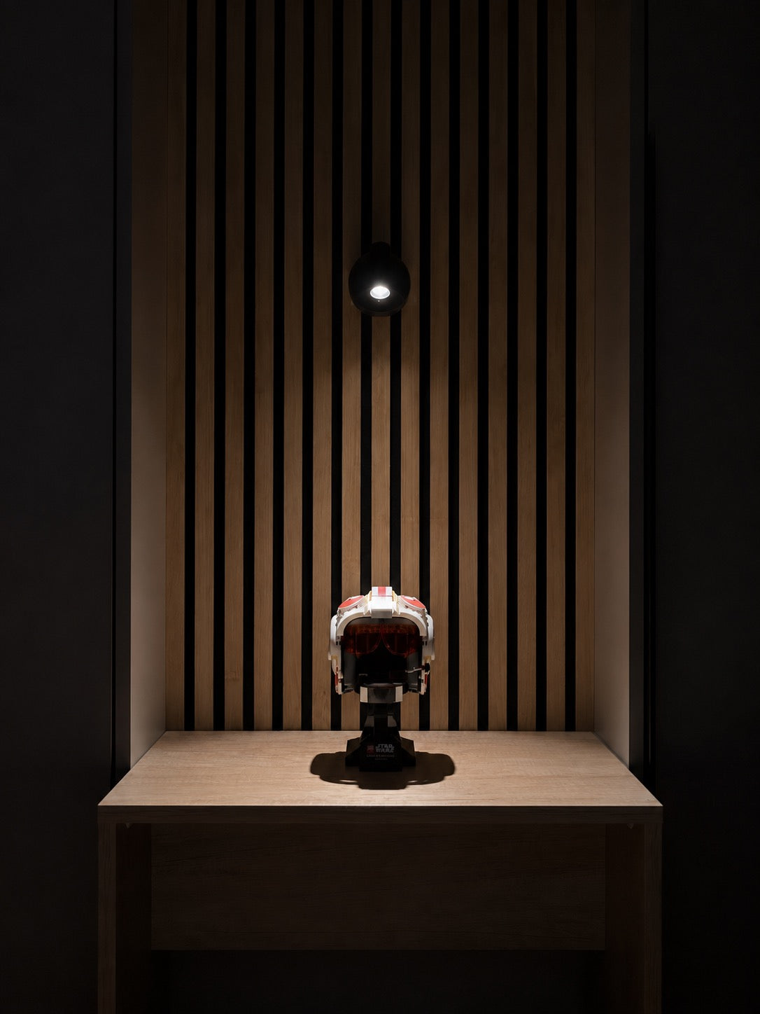 Spotlight above collectible